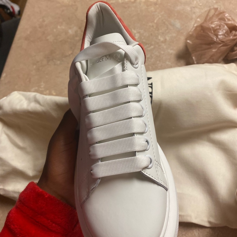 Alexander McQueen, pink and white , size 37